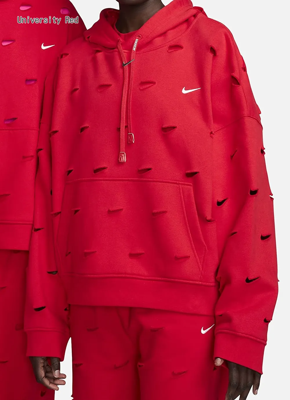 Nike  |Pullovers Collaboration Long Sleeves Plain Cotton Logo