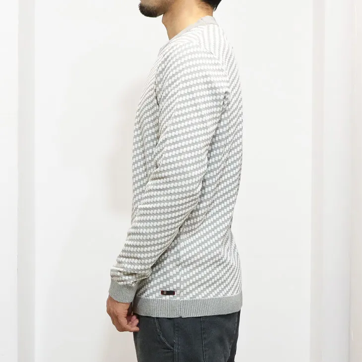 NO EXCESS  |Crew Neck Pullovers Plain Cotton Sweaters