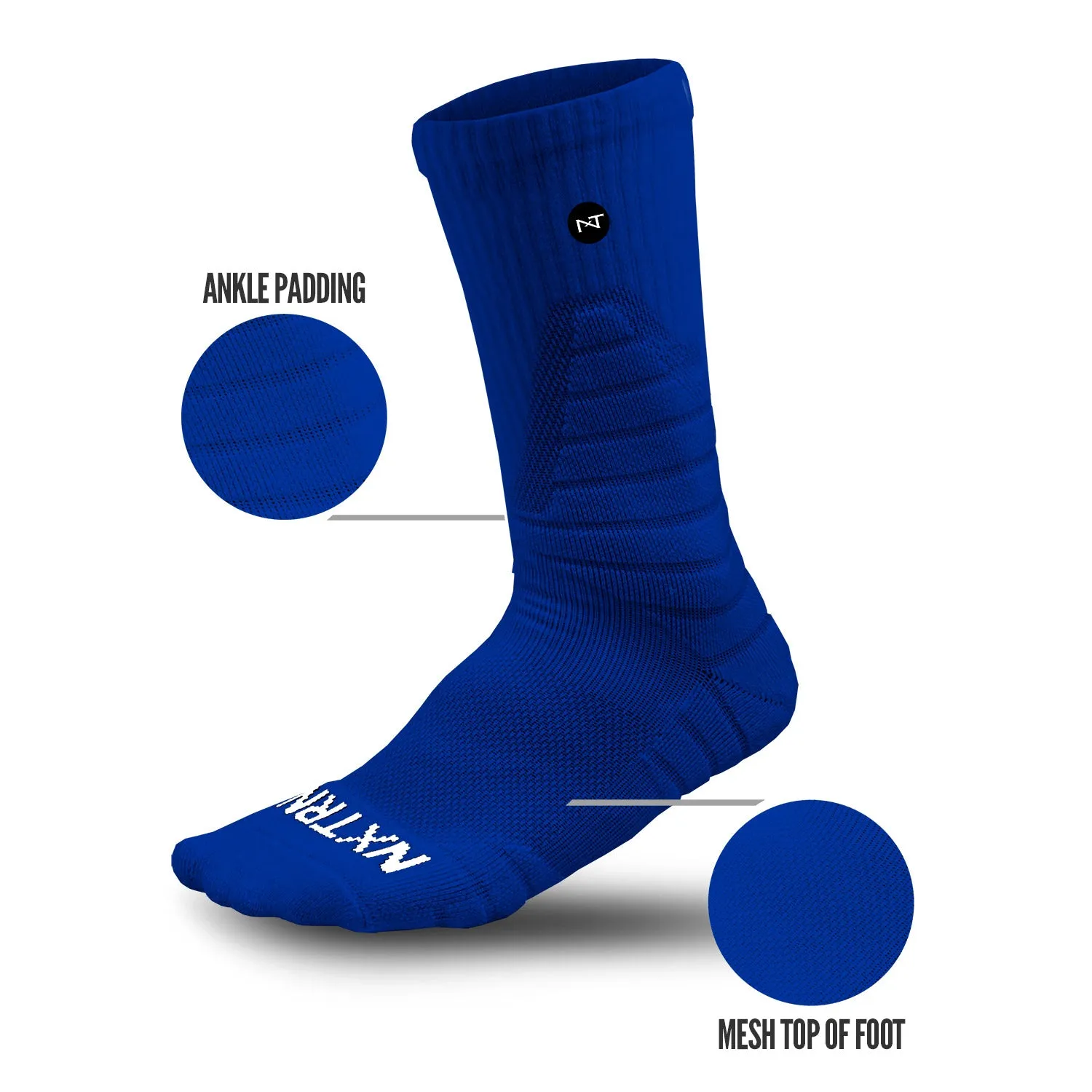 NXTRND Crew Socks Blue 3-Pairs