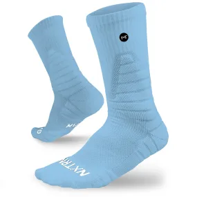 NXTRND Crew Socks Columbia Blue 3-Pairs