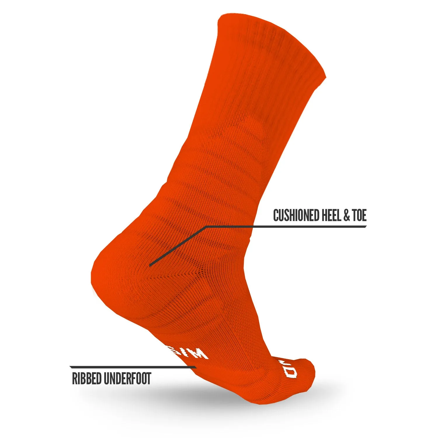 NXTRND Crew Socks Orange 3-Pairs