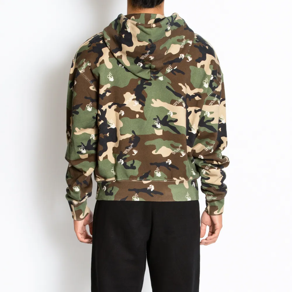 Off-White  |Pullovers Camouflage Street Style Cotton Logo Hoodies