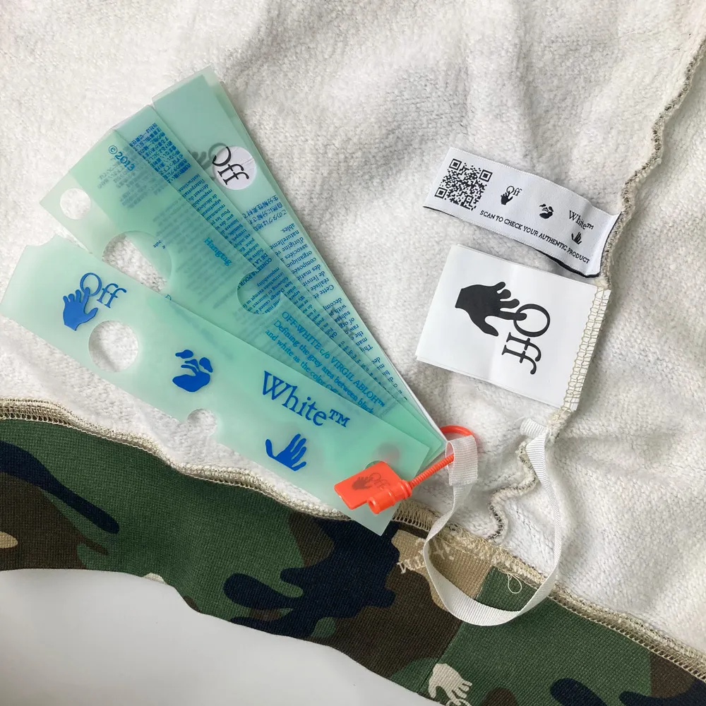 Off-White  |Pullovers Camouflage Street Style Cotton Logo Hoodies