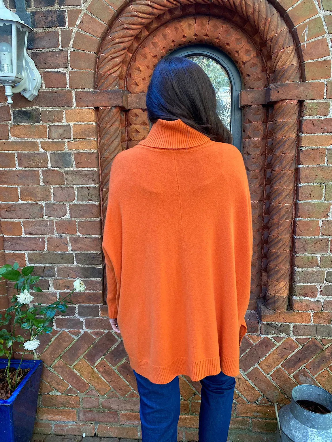 Orange Premium Cable Knit Alice