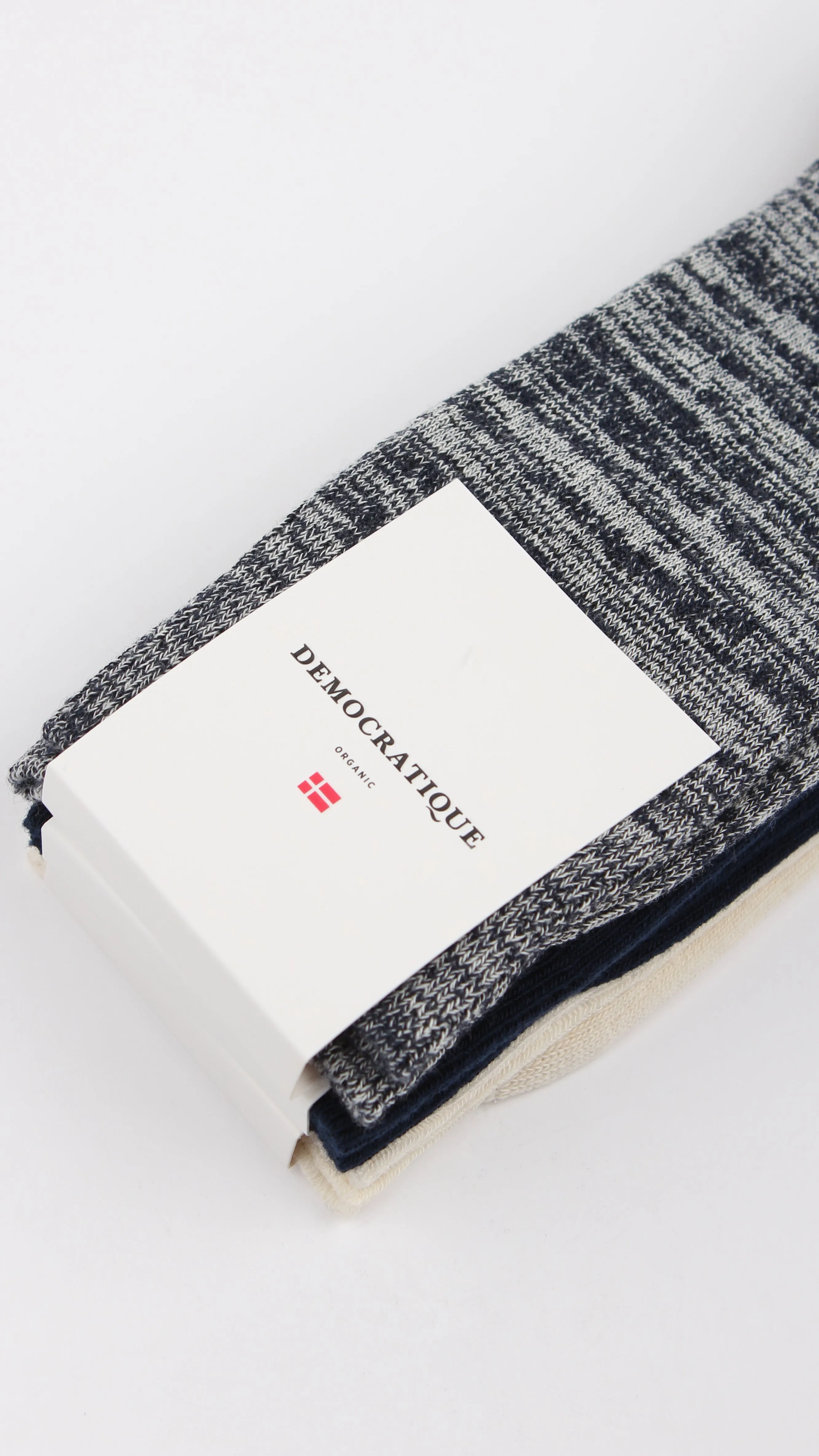 Originals Fine Rib Blur Socks Navy / Off White