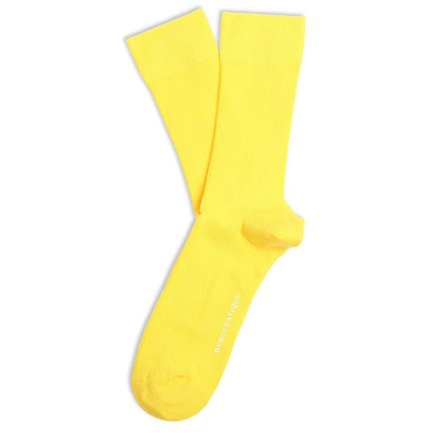 Originals Fine Rib Socks Sunshine Yellow