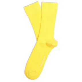 Originals Fine Rib Socks Sunshine Yellow