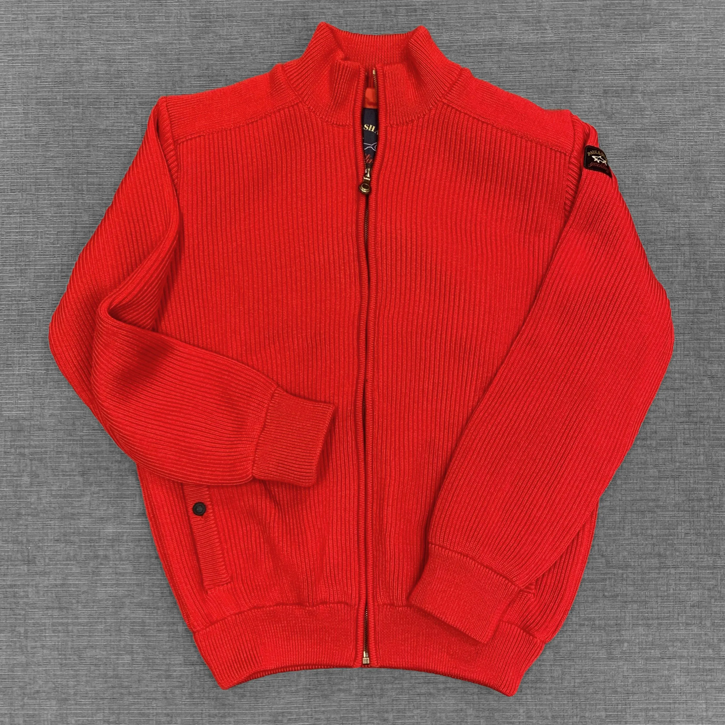 Paul & Shark - Cardigan zip de laine doublé