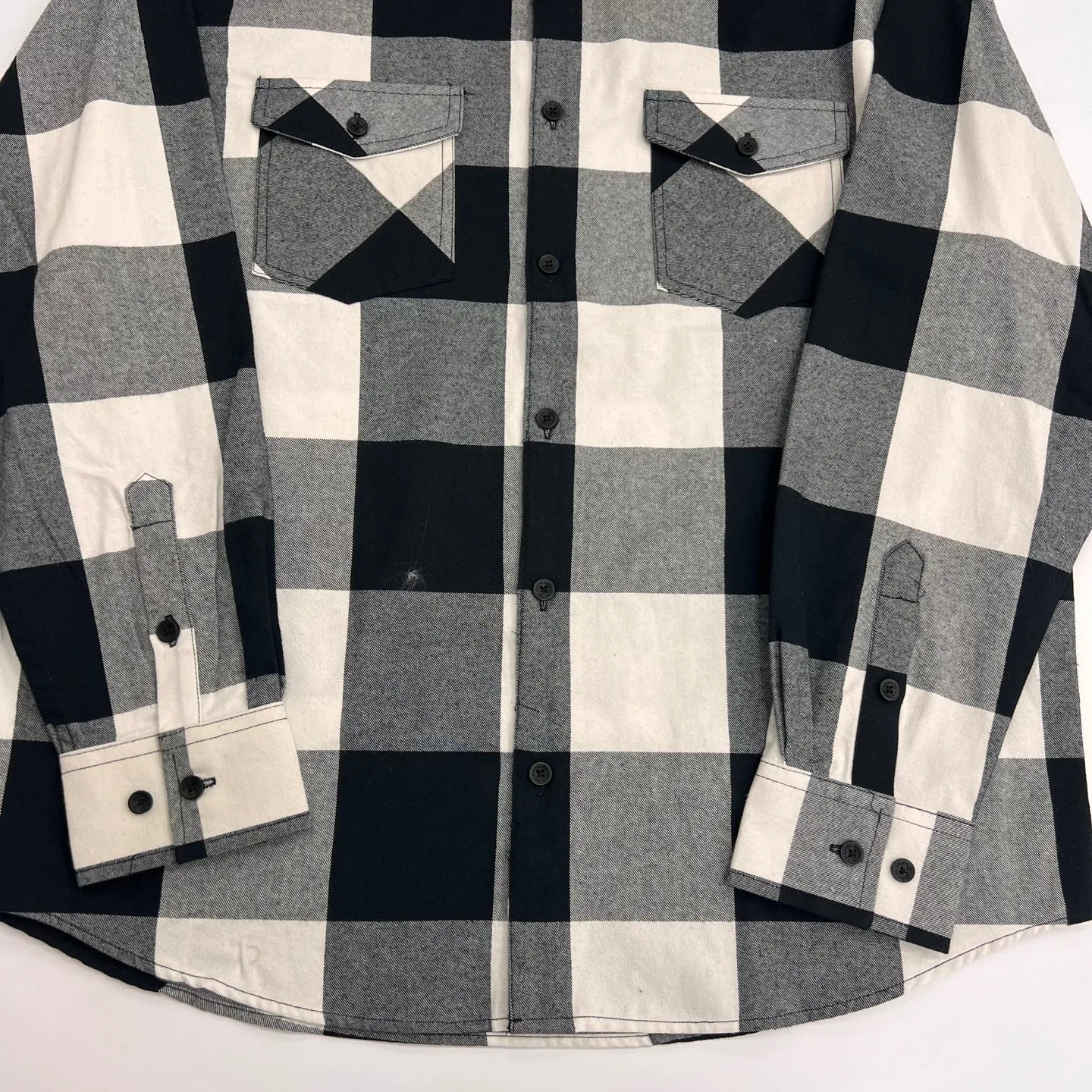 Plaid Long Sleeve Button Down Woven Shirts