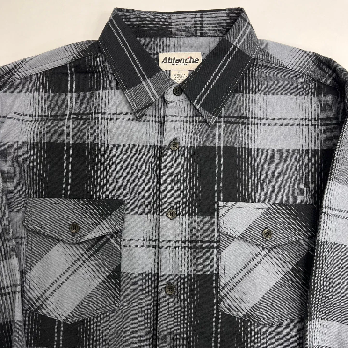 Plaid Long Sleeve Button Down Woven Shirts