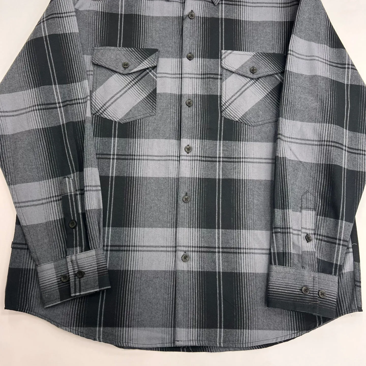 Plaid Long Sleeve Button Down Woven Shirts