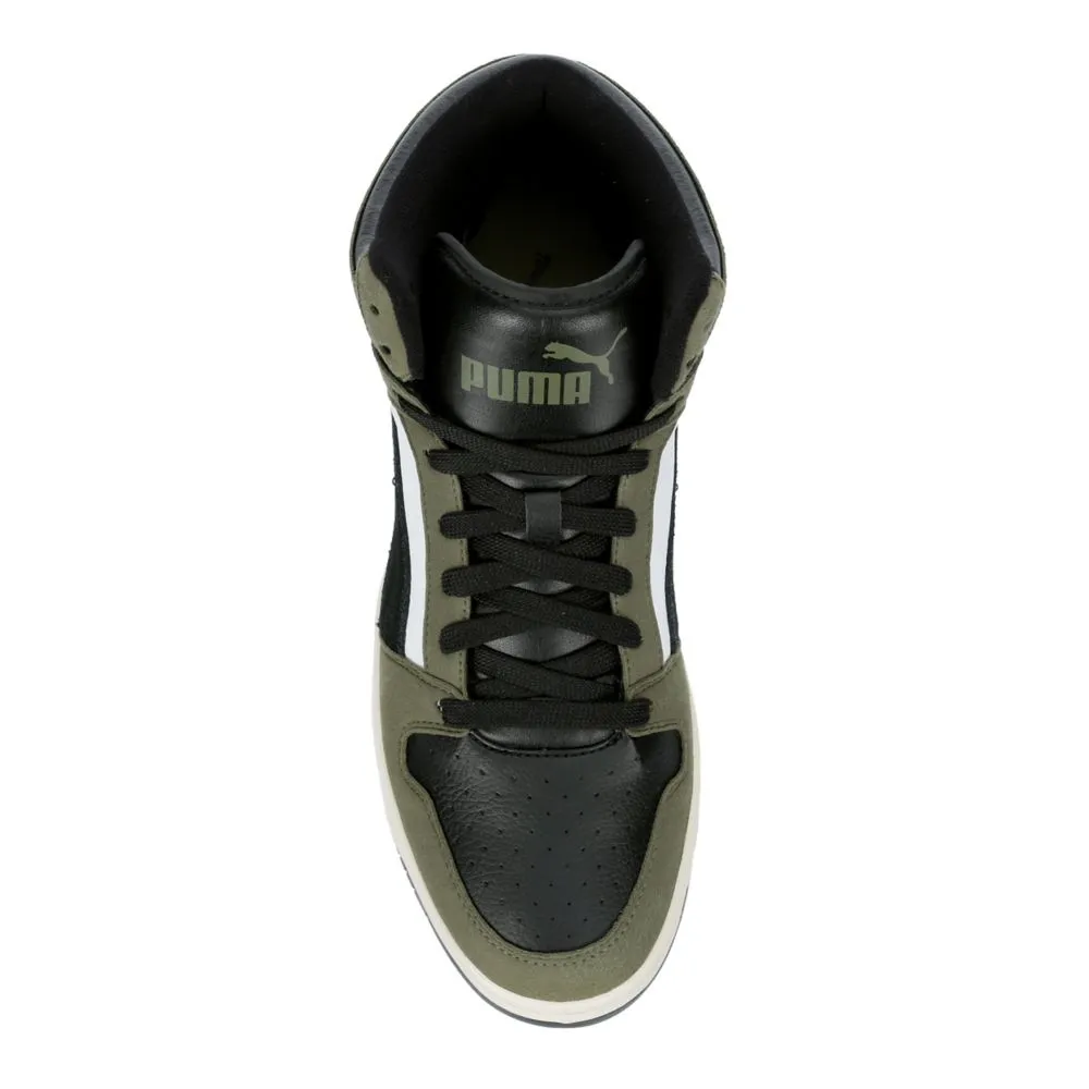 PUMA  MENS REBOUND MID SNEAKER