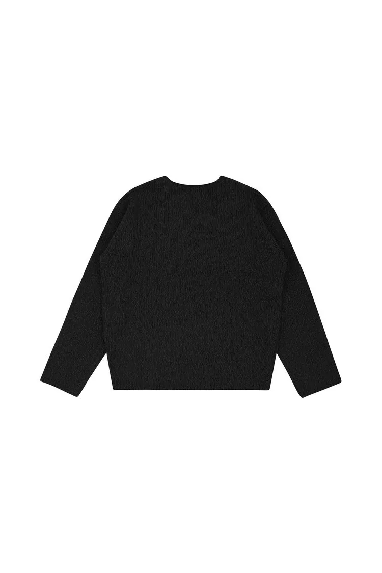 ReinSein  |Long Sleeves Plain Sweaters