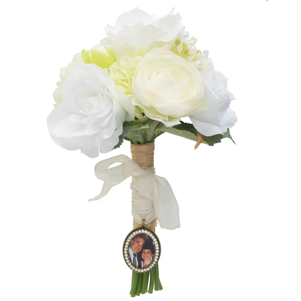 Retired - Down the Aisle Bridal Bouquet Charm