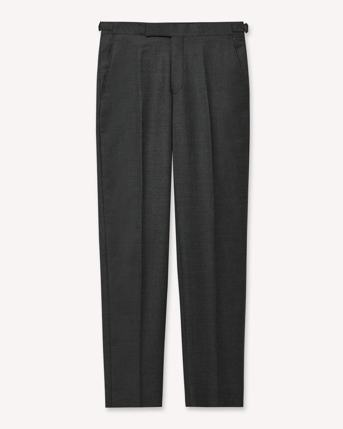 Richard James Sharkskin Wool Suit Trousers Grey