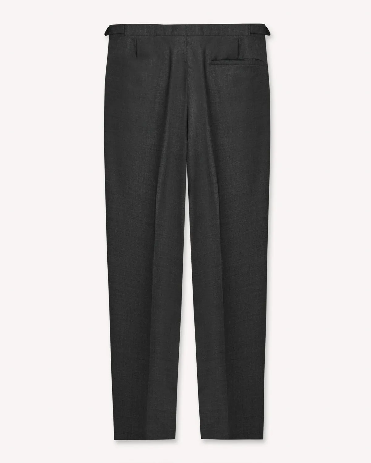 Richard James Sharkskin Wool Suit Trousers Grey