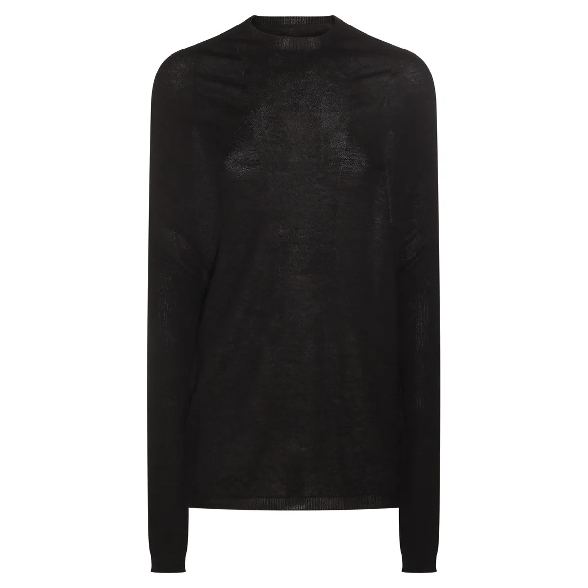 RICK OWENS  |Crew Neck Casual Style Wool Long Sleeves Plain Elegant Style