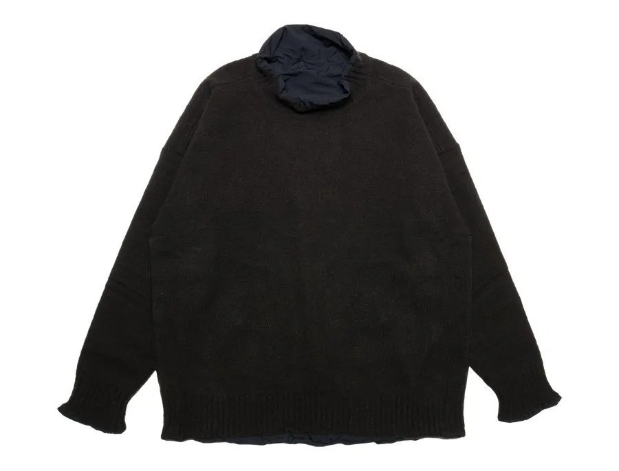 sacai  |Pullovers Wool Nylon Long Sleeves Plain Designers Sweaters