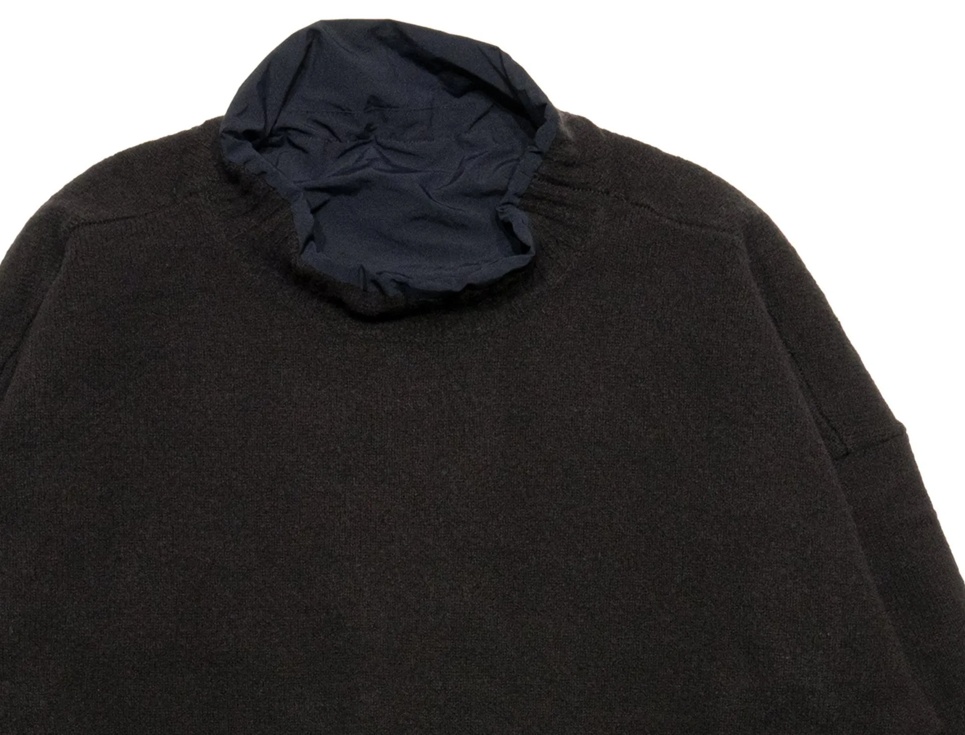 sacai  |Pullovers Wool Nylon Long Sleeves Plain Designers Sweaters