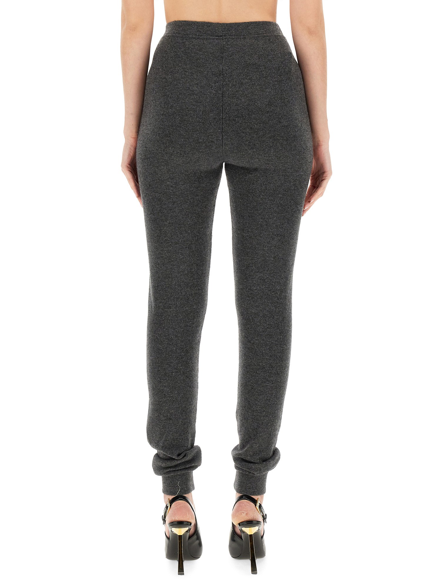 SAINT LAURENT    HIGH WAIST CASHMERE LEGGINGS