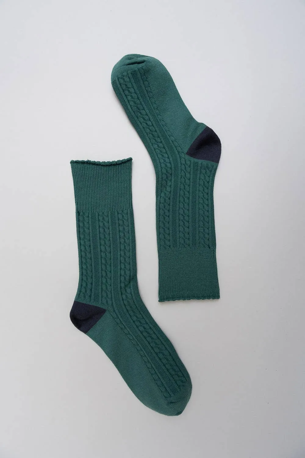 Scalloped Edge Socks