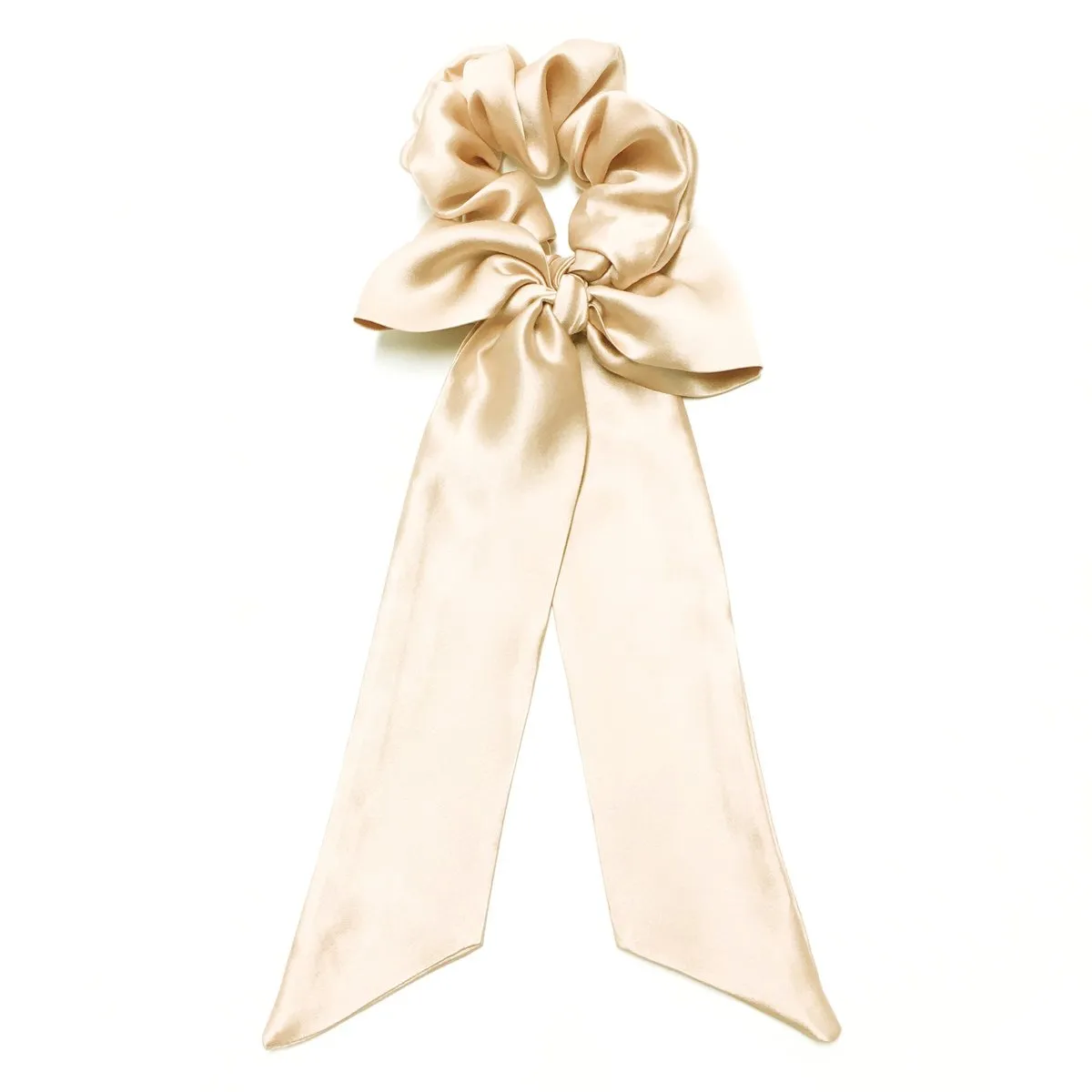 Silk Scarf Scrunchie - Dune