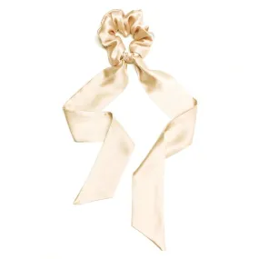 Silk Scarf Scrunchie - Dune