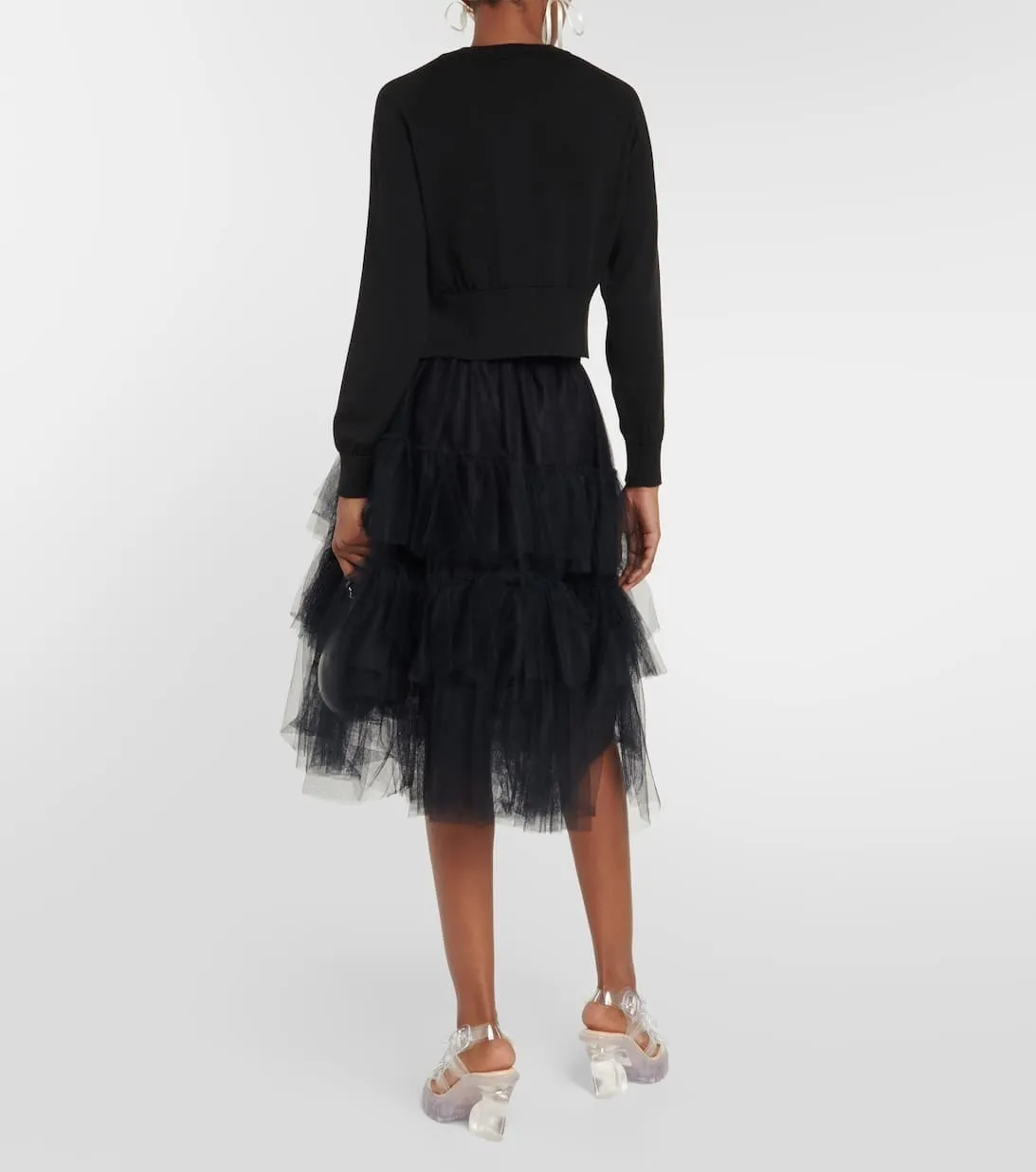 Simone Rocha  |Casual Style Wool Silk Long Sleeves Office Style