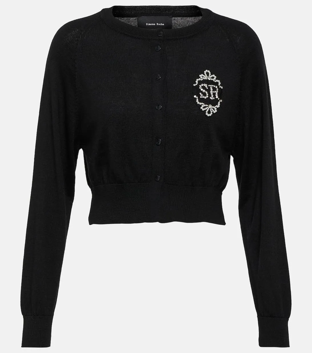 Simone Rocha  |Casual Style Wool Silk Long Sleeves Office Style