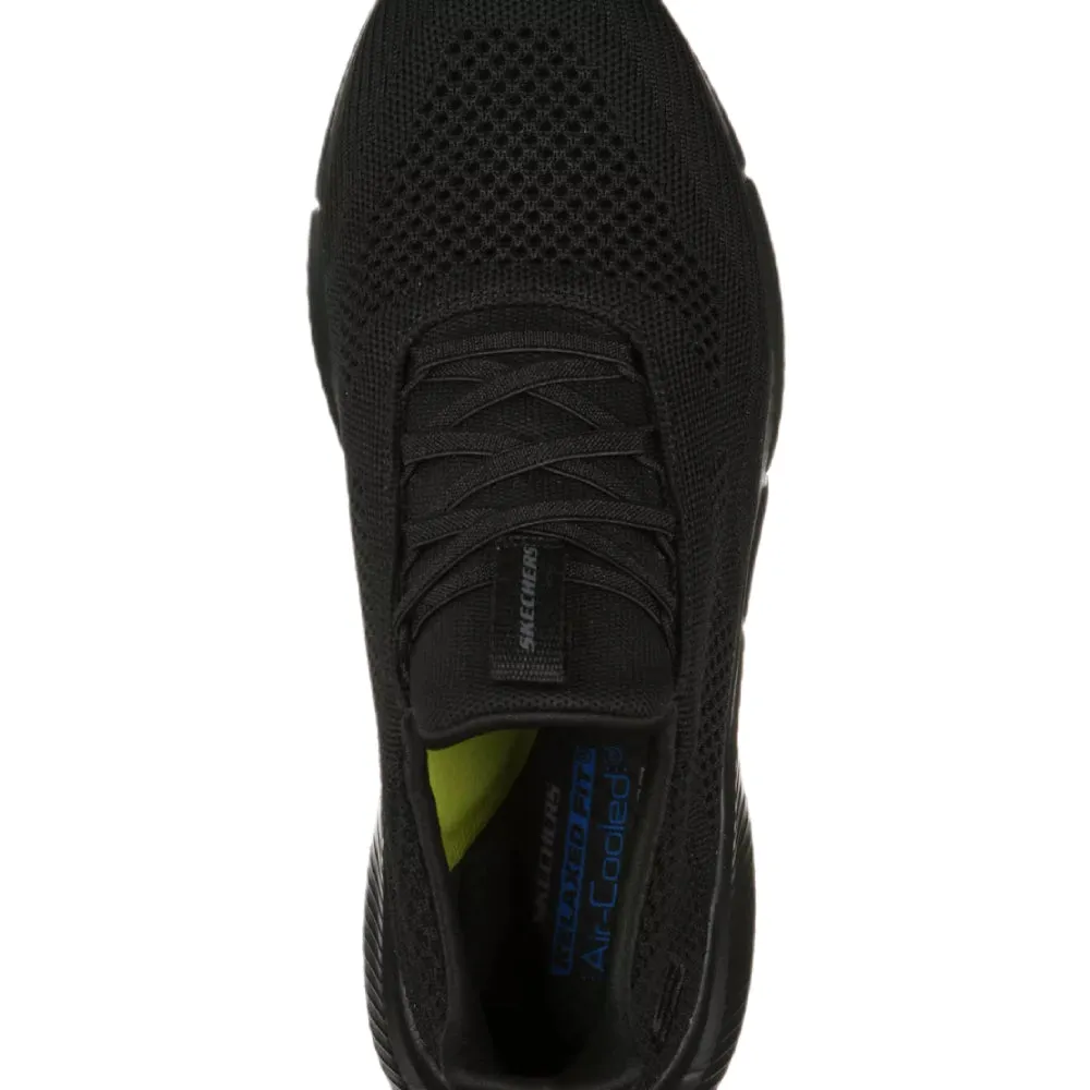 SKECHERS Men's Ingram-Brexie Running Shoe (Black)