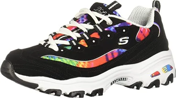 Skechers Women's D'Lites Summer Fiesta Sneaker