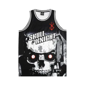 Skull Knight Basketball Black Jersey