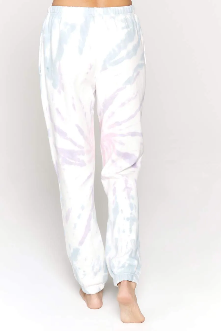 Spiritual Gangster Laguna Sweatpant in Pastel Swirl Tie Dye