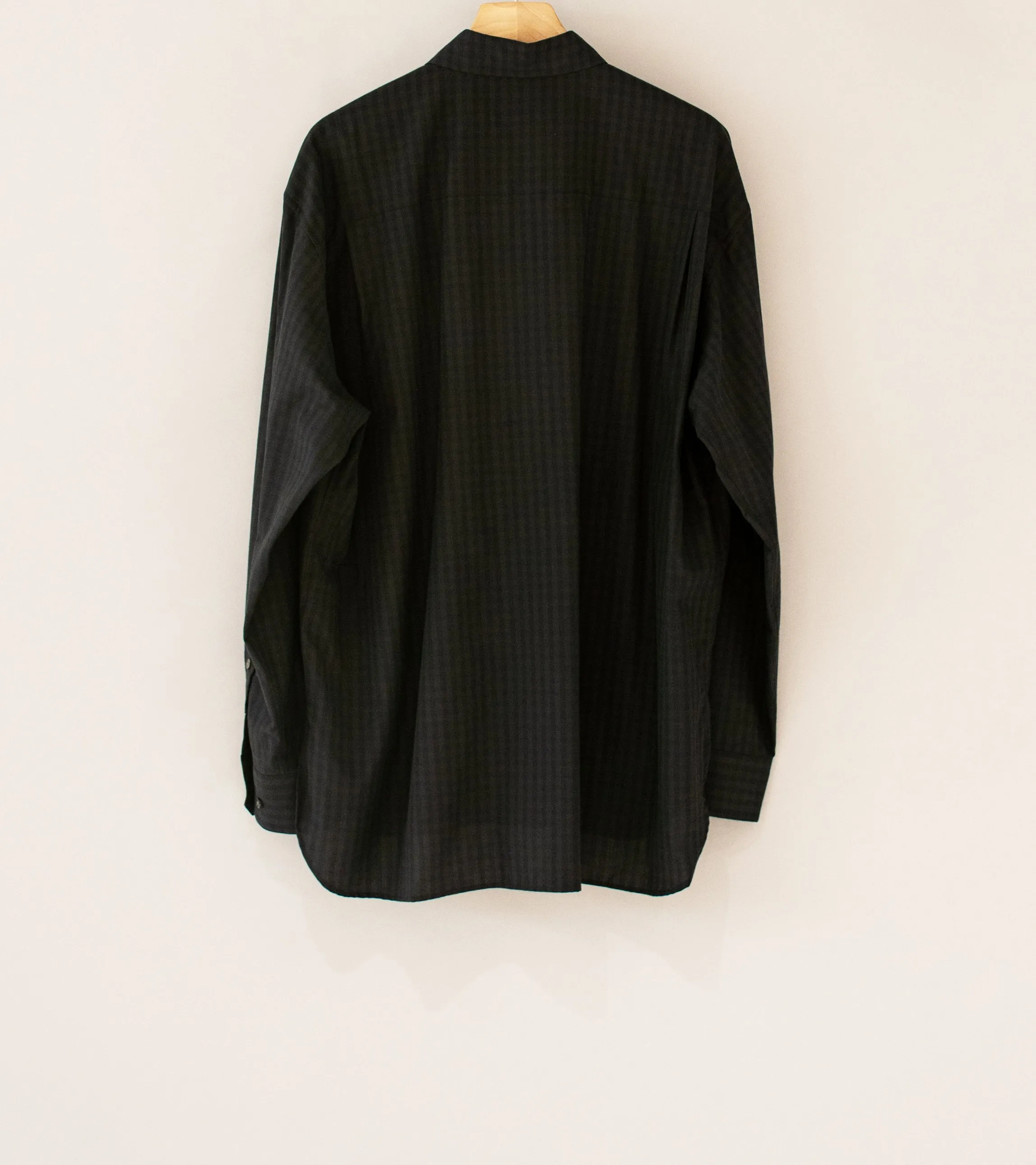 Stein 'Oversized Down Pat Shirt' (Charcoal Gingham)