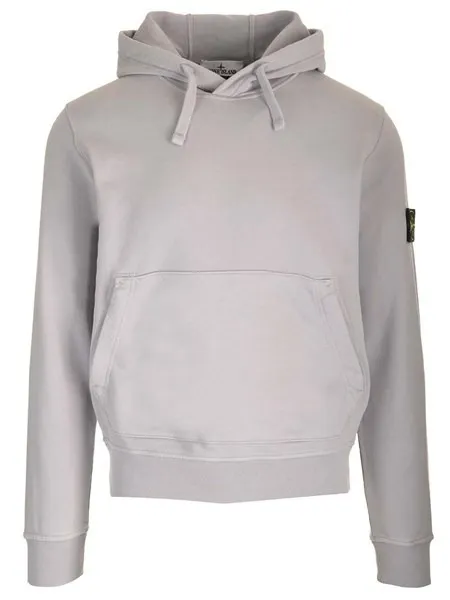 STONE ISLAND  |Pullovers Long Sleeves Plain Cotton Logo Hoodies