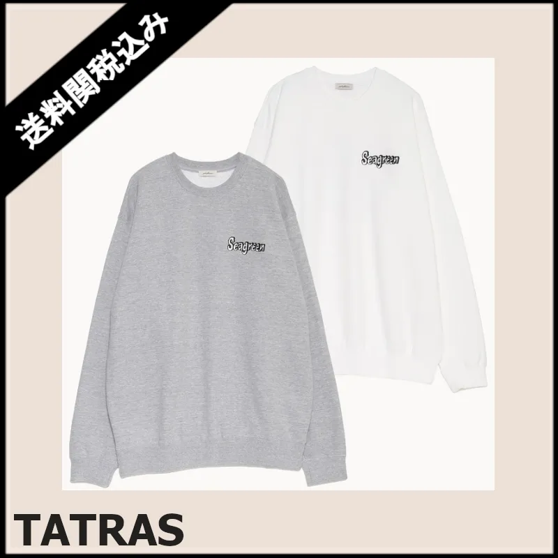 TATRAS  |Pullovers U-Neck Long Sleeves Sweatshirts