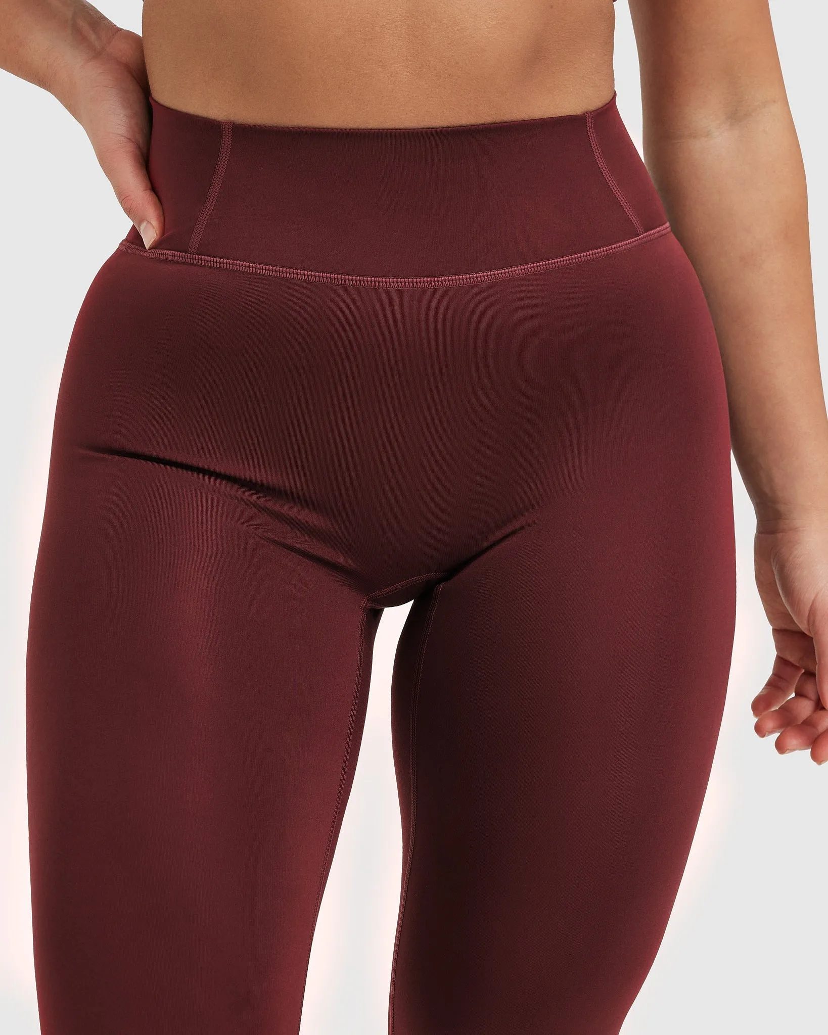 Timeless High Waisted Leggings | Mulled Wine