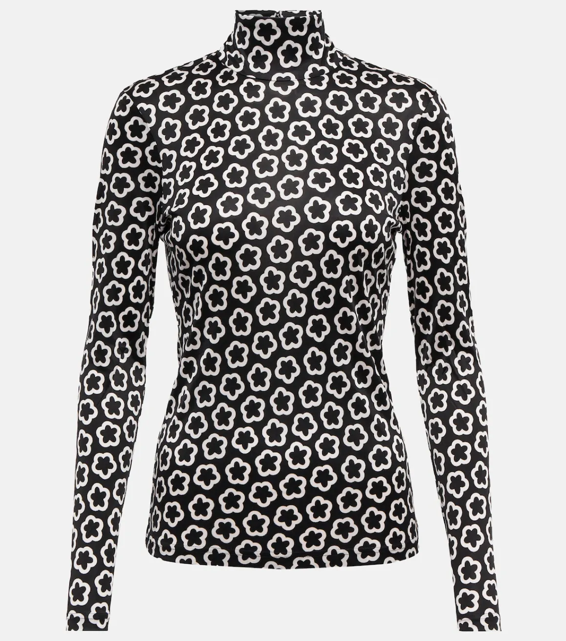 Tory Burch  |Flower Patterns Casual Style Silk Long Sleeves Office Style