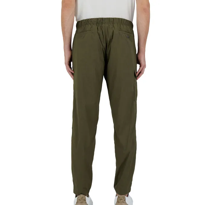 TROUSERSE IN ULTRALICHT CREASE Man Light Military