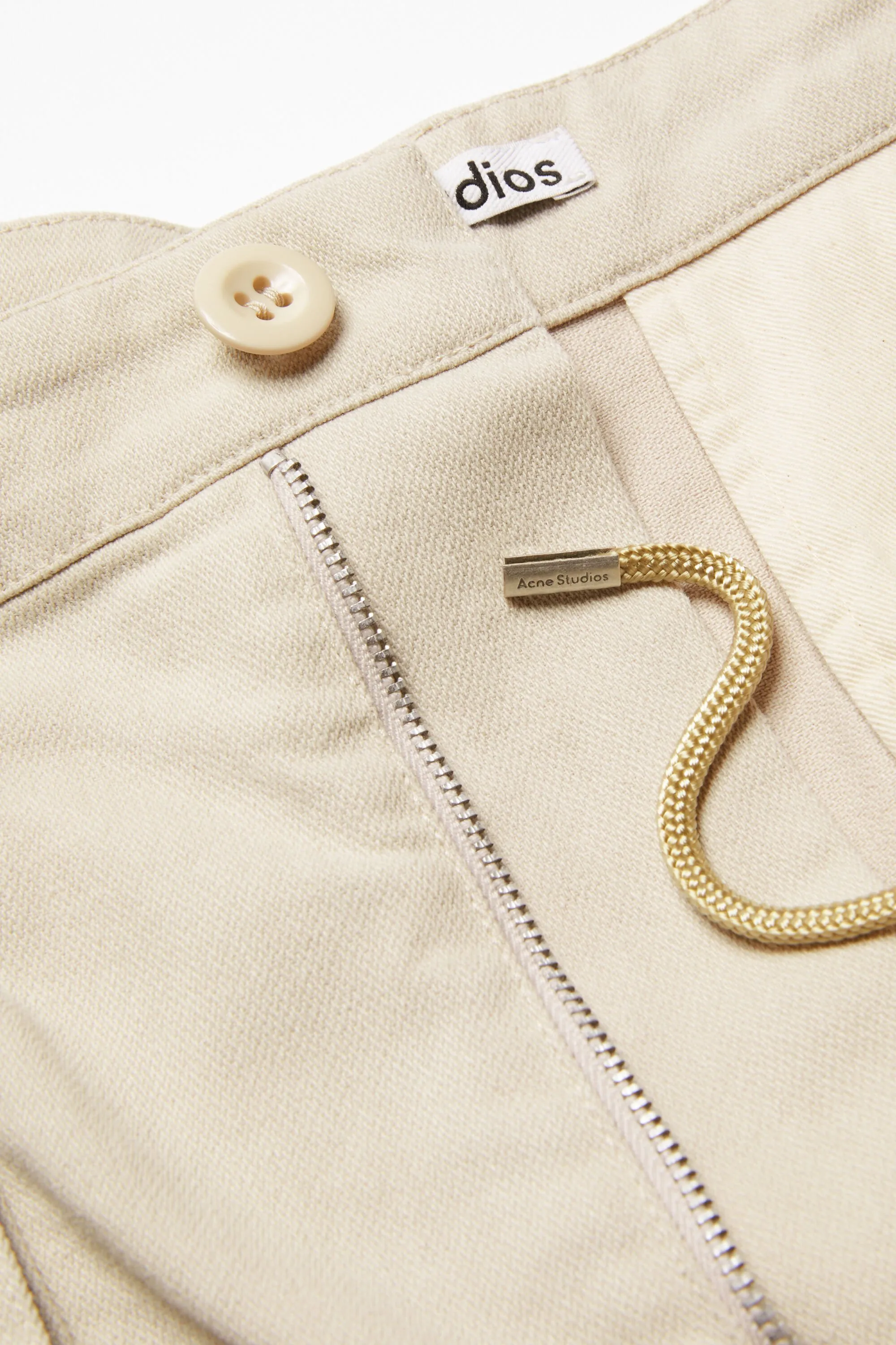 Twill trousers