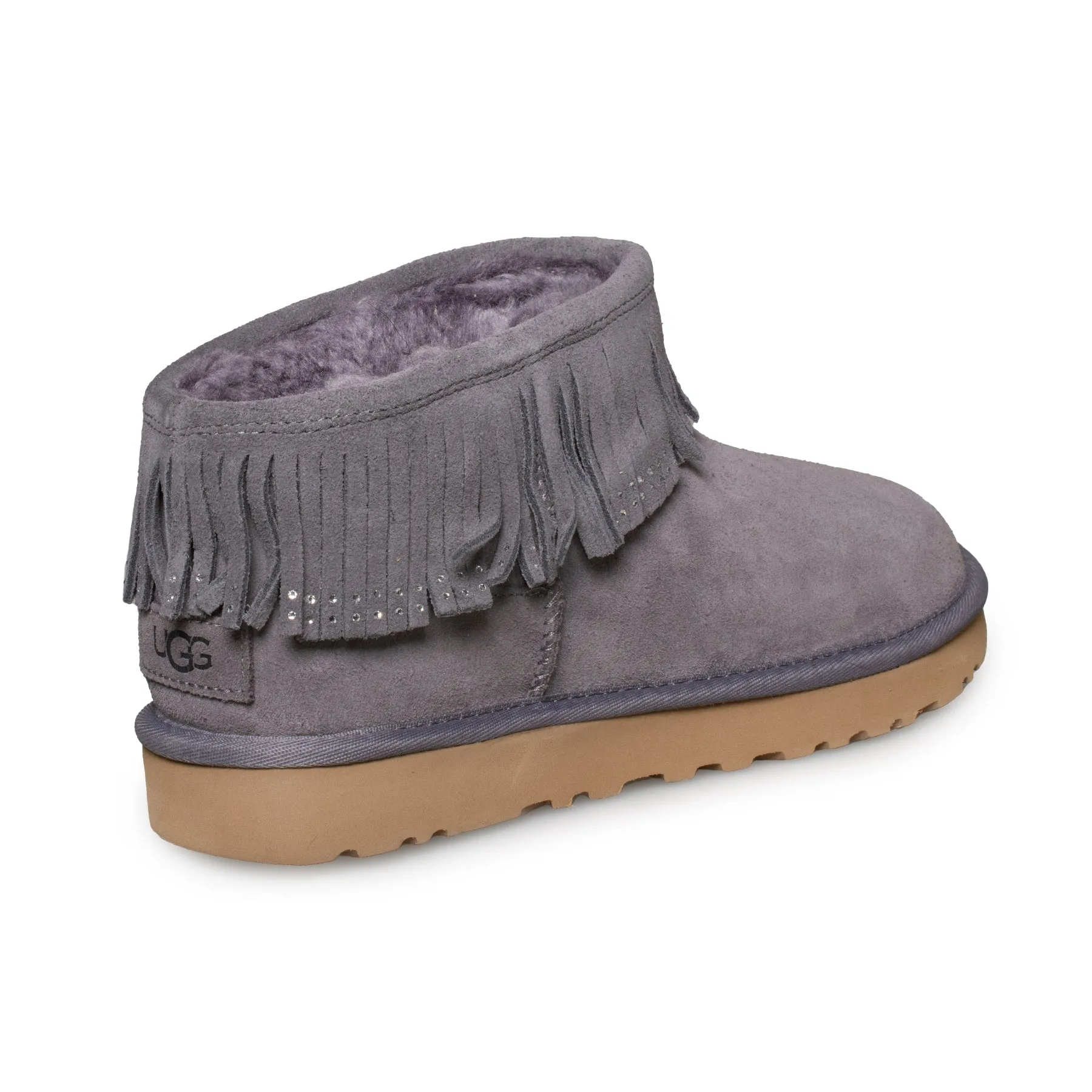 UGG Ultra Mini Fringe Bling Shade Boots - Women's