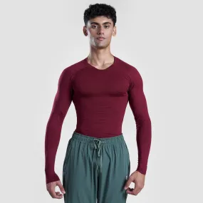 Ultimate Compression Long Sleeves (Maroon)