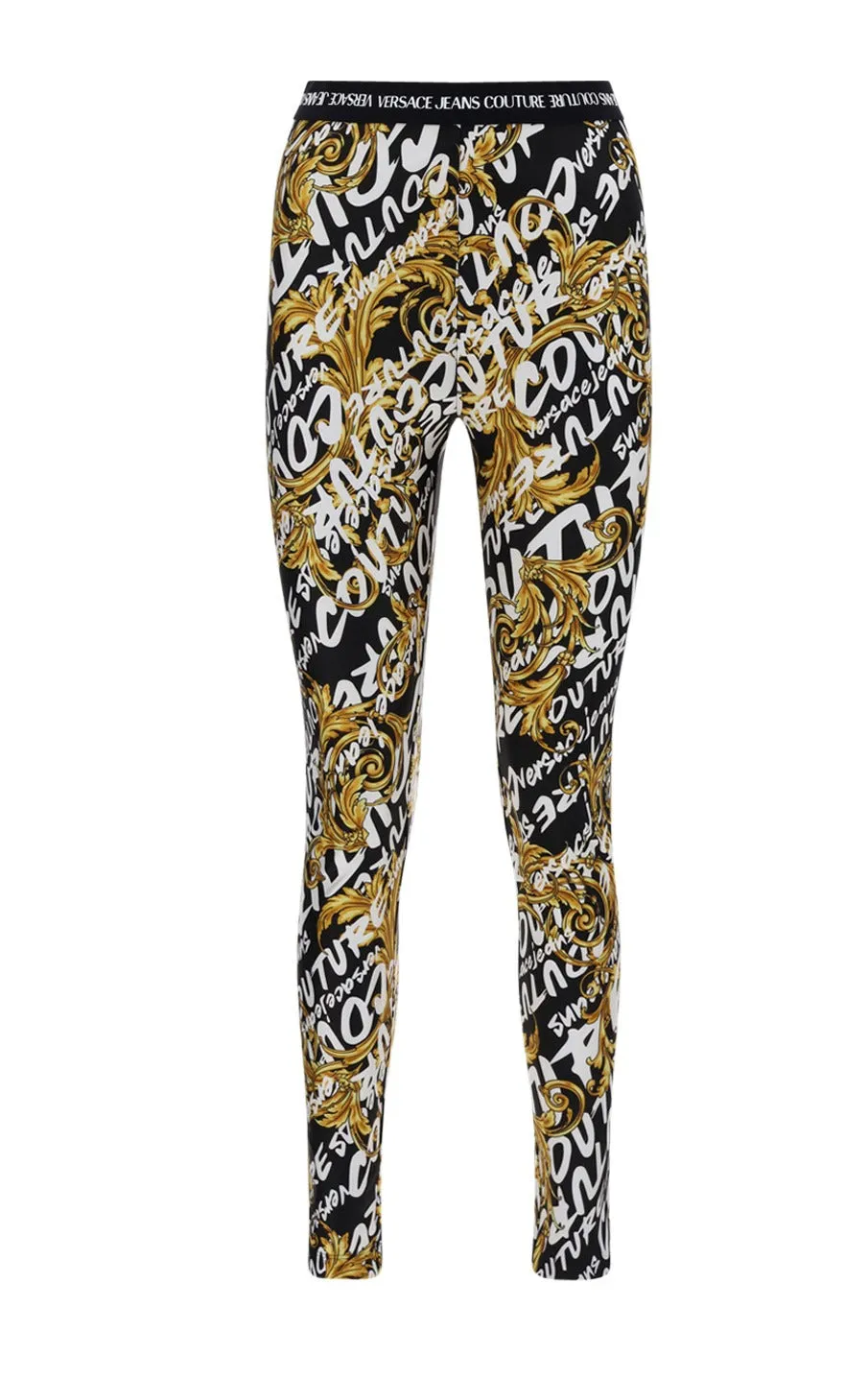 Versace Jeans Couture Logo Waistband Leggings