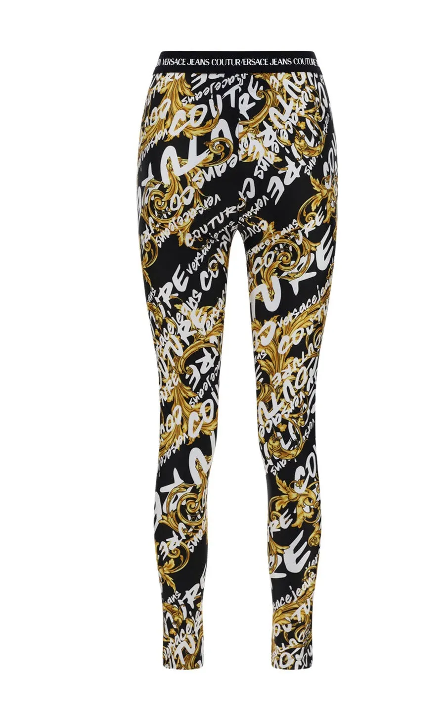 Versace Jeans Couture Logo Waistband Leggings