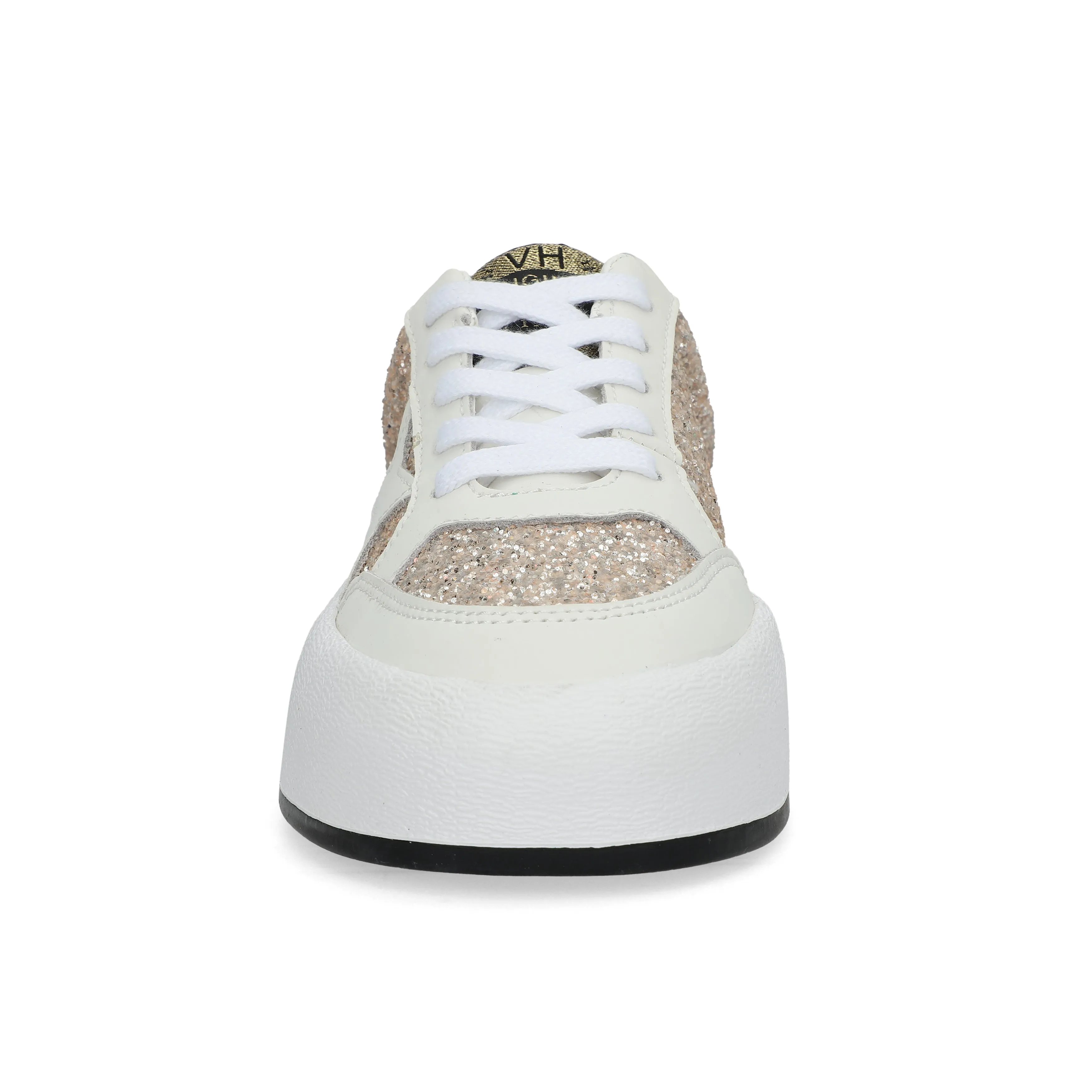 Vintage Havana - Val 5- Open Back White Star Wedged Sneakers