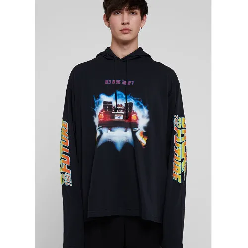 VTMNTS  |Pullovers Unisex Street Style Long Sleeves Cotton Hoodies