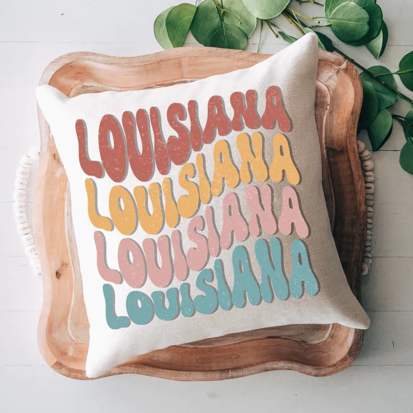 Wavvy Louisiana Pillow