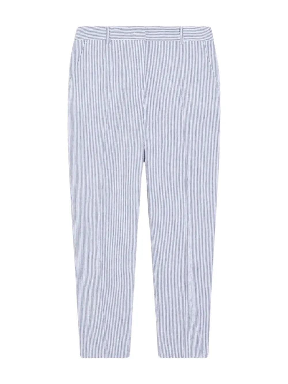 Weekend Max Mara Starlet Seersucker Pants in Light Blue