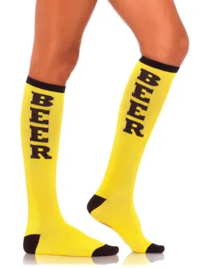 Women's Beer Run Knee High Socks