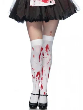 Women's Bloody Zombie Thigh Highs